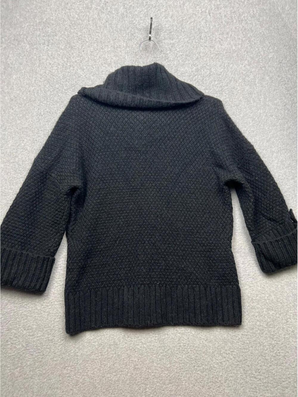 Talbots Chunky Thick Knit Sweater Ribbed Cable Turtleneck Wool Alpaca Petites S - Picture 11 of 11